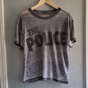 American Eagle Boxy Gray Graphic T-Shirt